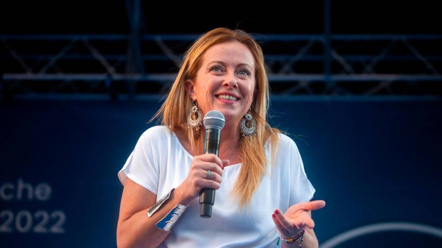 <i>Giorgia Meloni aspira a ser la primera mujer que lidere un Gobierno italiano. / Zuma Press / Europa Press.</i>