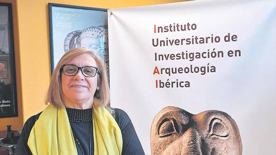 <i>Carmen Rísquez Cuenca, directora del Instituto Universitario de Arqueología Ibérica de la Universidad de Jaén</i>