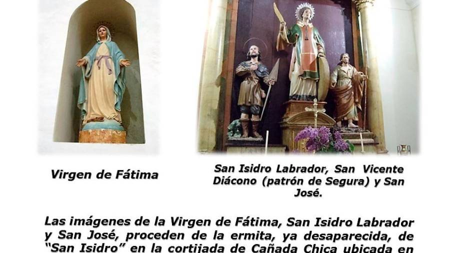 <i>La Virgen de Fátima y San Vicente Diácono. </i>
