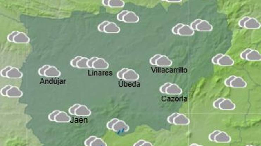 <i>Previsión de la AEMET a las 8:00 horas.</i>