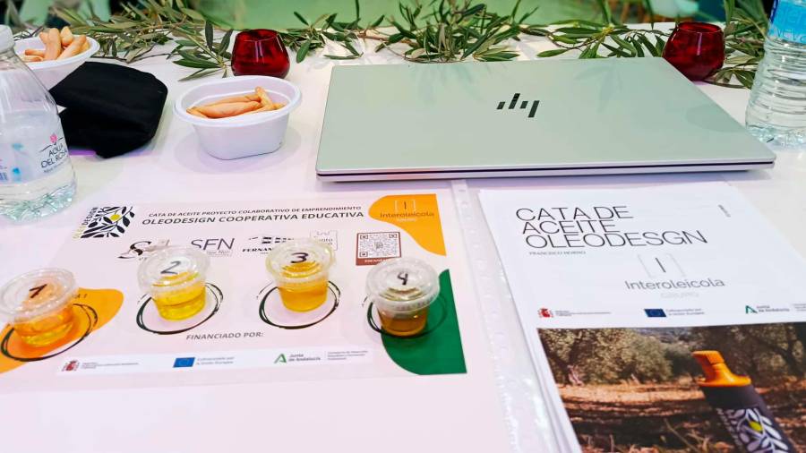 $!<i>Algunas muestras de aove expuestas en la cata.</i>