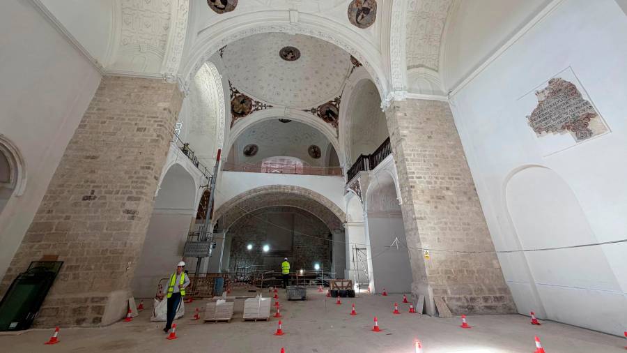 La rehabilitación de la iglesia de Santo Domingo encara su recta final