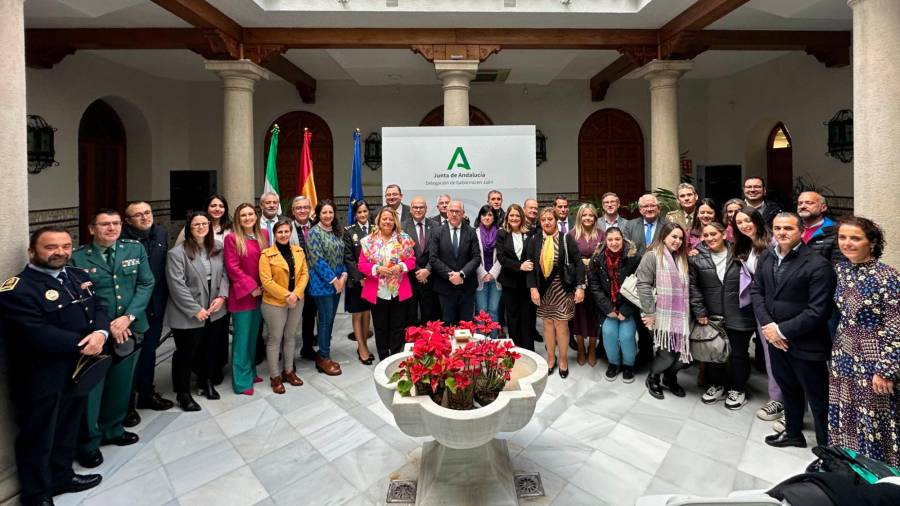 <i>Acto institucional en la Delegación del Gobierno, en Jaén. / Delegación del Gobierno. </i>