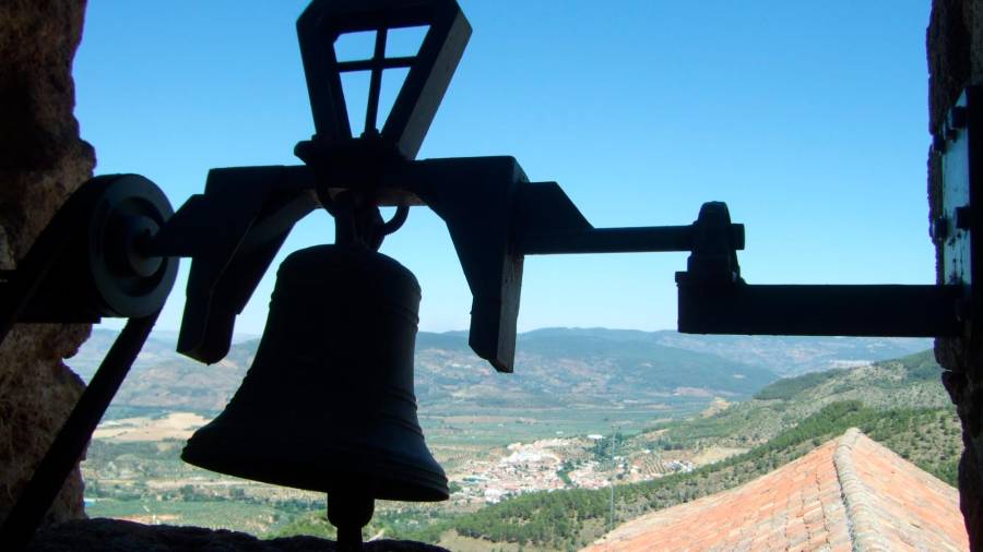 <i>Vista de Orcera desde el campanario. </i>