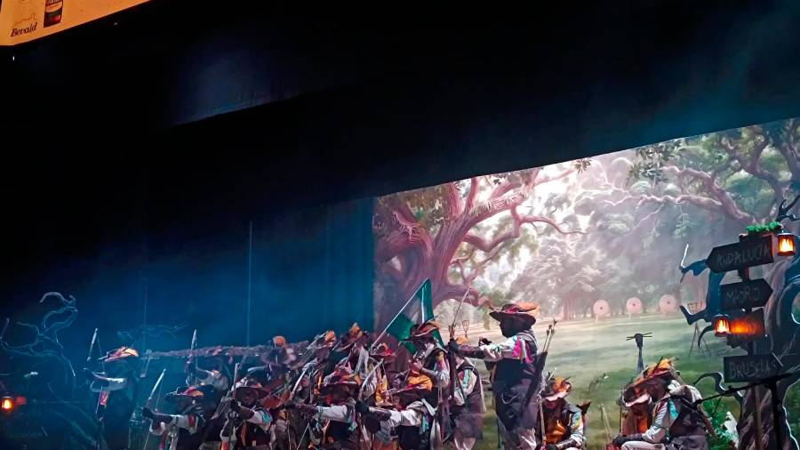 $!<i>“Robin Ojú”, comparsa ganadora en 2026. / Ayuntamiento de Jaén.</i>