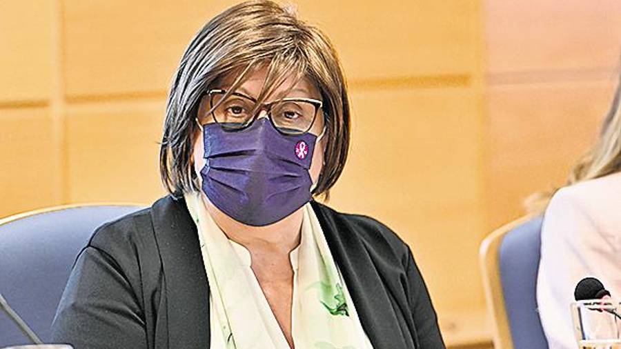 <i>JUANA PÉREZ VILLAR - Decana de la Facultad de Trabajo Social de la UJA</i>