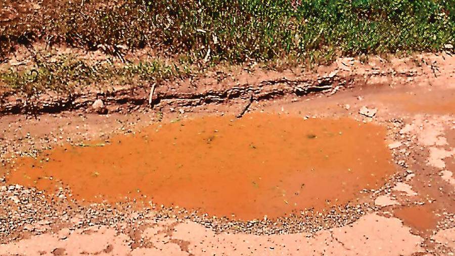 Solución para el carril de acceso a El Majal, en Hornos de Segura
