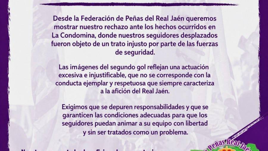 $!Malestar del Real Jaén por el trato recibido por los seguidores en Murcia