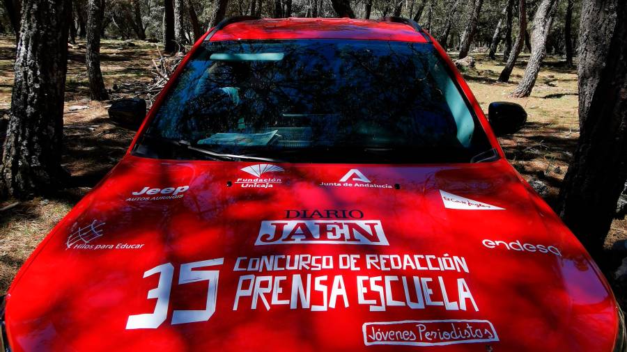 <i>Vehículo utilizado en la Edición 35 del Concurso de Redacción “Prensa Escuela”. </i>