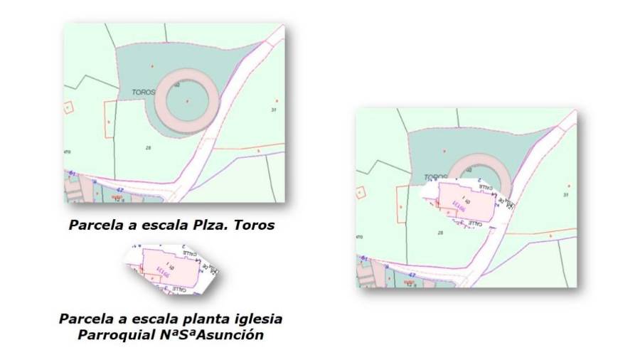 <i>Ubicación probable del convento con sus dependencias.</i>