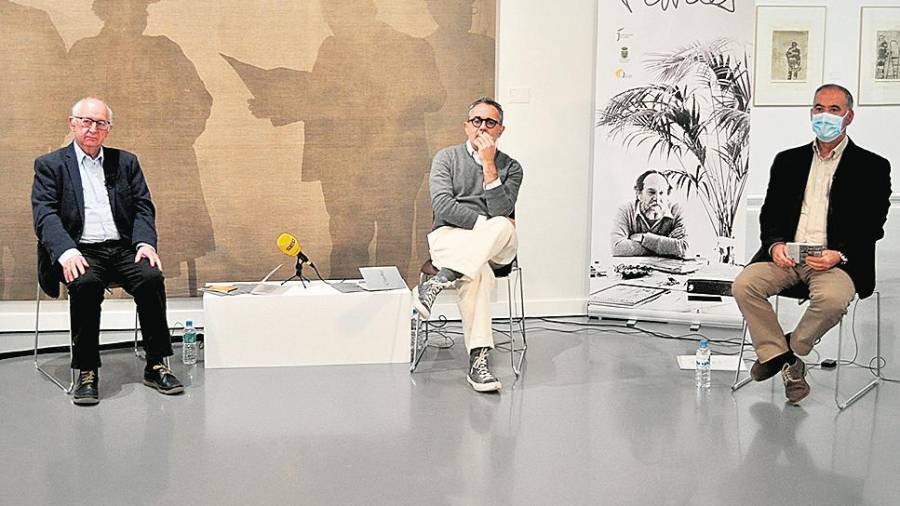 <i>Gabriel Ureña, José Verdes y el alcalde de Quesada, Manuel Vallejo.</i>