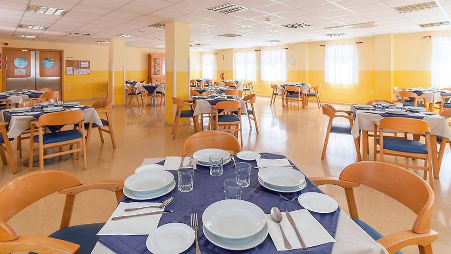 <i>Comedor de la residencia.</i>