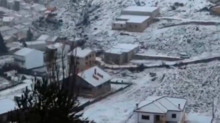 Un amanecer blanco en Pontón Bajo