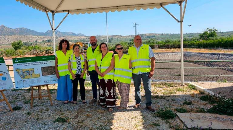 <i>Soledad Aranda visita las obras. / Junta de Andalucía.</i>