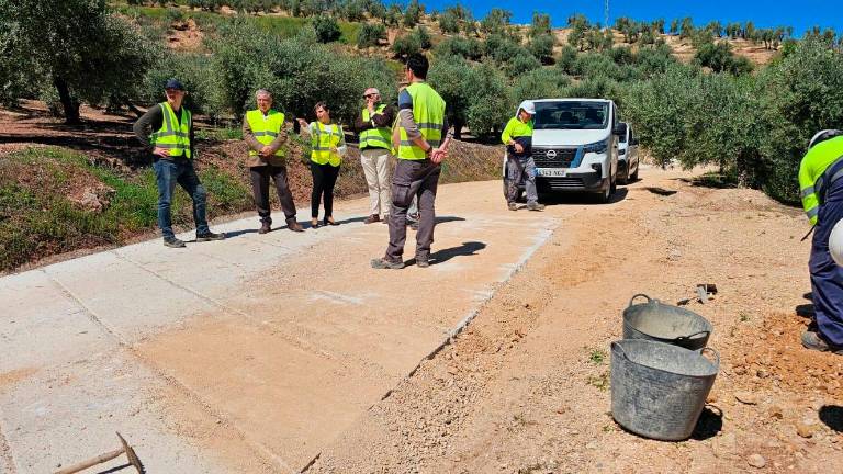 Avanzan las obras de “Camino de Jaén” en Villardompardo