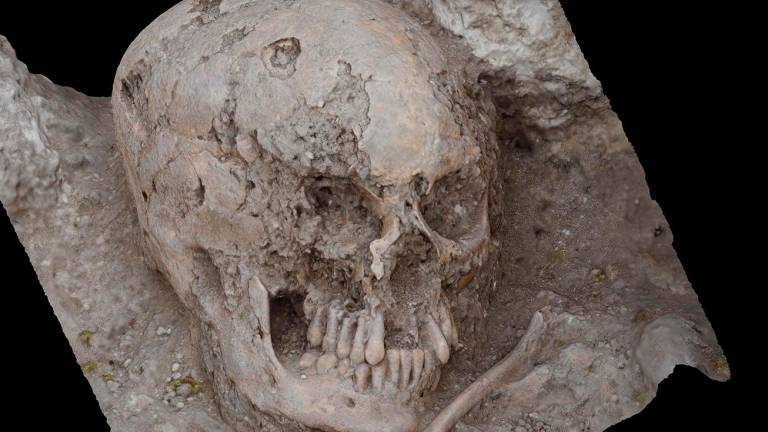 La UJA obtiene el modelo 3D del enterramiento visigodo del Parque Arqueológico de Marroquíes Bajos