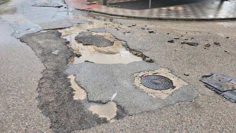 Vías públicas y edificios municipales afectados por la borrasca en Jamilena