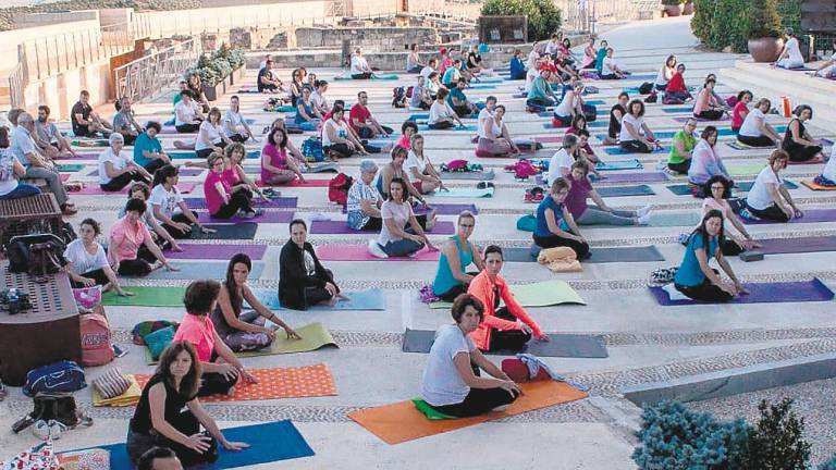 Yoga en un entorno privilegiado