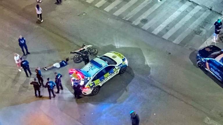 Herido un menor en accidente de moto en el Gran Eje