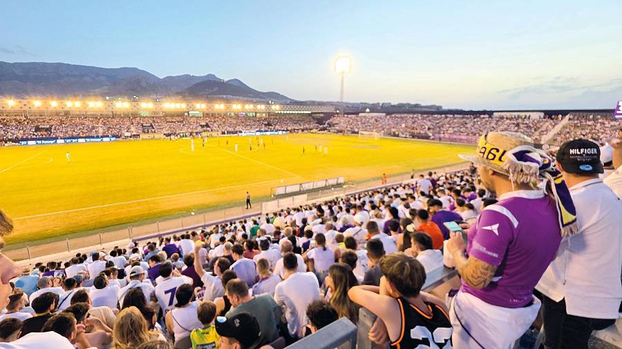 $!<i>Imagen del ascenso del Real Jaén en junio de 2025. </i>