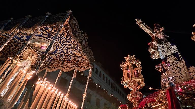 Así ha sido el encuentro de “El Abuelo” y María Santísima de los Dolores