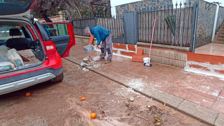 Los vecinos de Mogón se preparan ante las próximas lluvias