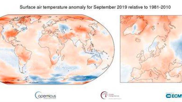 El pasado mes fue el septiembre más cálido registrado con el de 2016