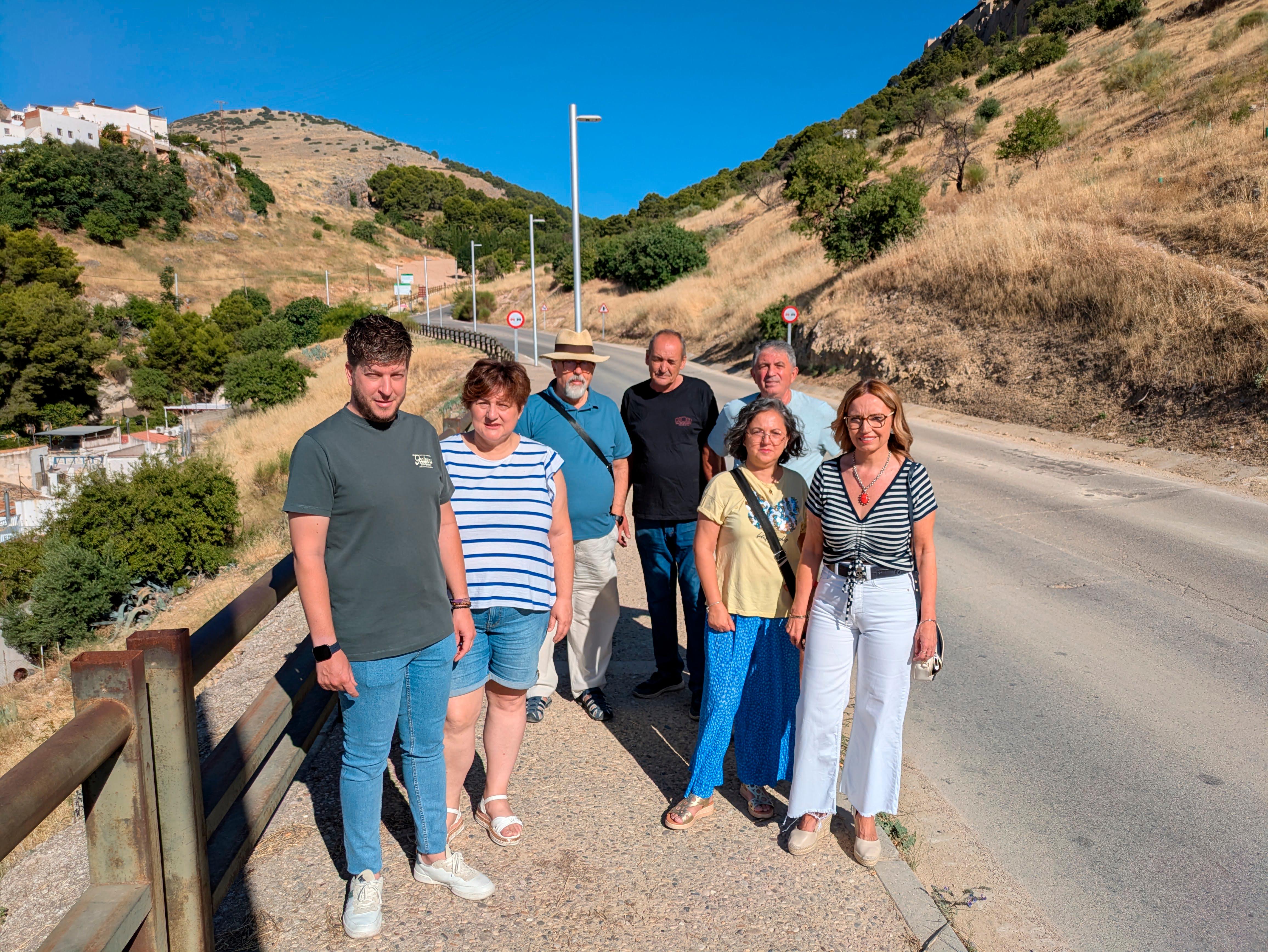 El PSOE exige a la Junta el arreglo integral de la carretera de circunvalación