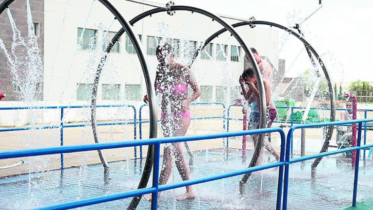 Fiesta del agua en jaén