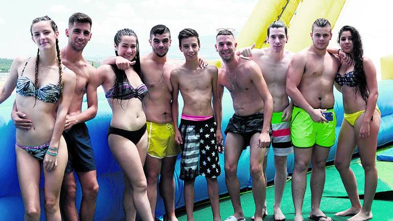 Fiesta del agua en jaén