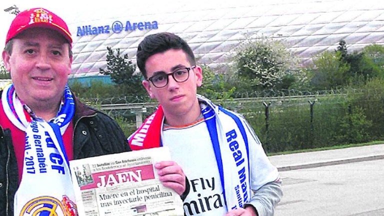 Experiencia inolvidable para un padre y su hijo cazorleños en el Allianz Arena de Munich