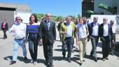 EN LA ACEITera. José Nájera, Catalina García, José Robles, Juan Martos, Isabel García Tejerina, José Enrique Fernández de Moya y Gabino Puche.