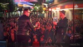 CONCIERTO. Juan Carlos Muelas y Santiago Villar actúan en directo frente al público linarense.