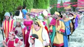 DESFILE. Comitiva en la apertura de una anterior edición de la Fiesta Medieval de la Mota.