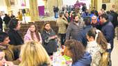 SOLIDARIDAD. Vista de los asistentes a la Cena del Hambre celebrada en la iglesia de Santo Domingo de Silos. 