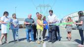 SERVICIOS. Juan Crespo, Antonia Olivares y Jon Arévalo en la inauguración de los dos sectores del polígono. 