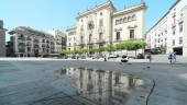 FUTURO. El Ayuntamiento de la capital, en la Plaza de Santa María, en una fotografía de archivo.