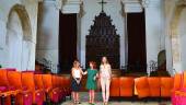 REMODELACIÓN. María del Carmen García, Antonia Olivares y Elena Rodríguez, en el auditorio del Hospital.