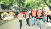 recorrido. José Castro, Francisco Reyes, Javier Márquez y Manuel Fernández Palomino.