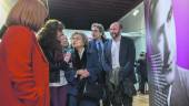 CULTURA. Olivares y Hueso junto a Rosa Liaño y Juan Pasquau Liaño en la inauguración de la exposición.