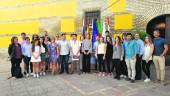 PROYECTO EUROPEO. Los participantes del “YSE”, en el Palacio de los Niños de don Gome. 