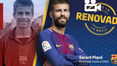 Piqué renueva hasta 2022 con el FC Barcelona.