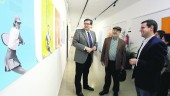SENSIBILIZACIÓN. Luis Jesús García-Lomas y Manuel Heras inauguraron la exposición. 