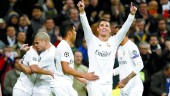 ALEGRÍA. Cristiano Ronaldo levanta los brazos paran celebrar el gol en presencia de Lucas, Pepe, Casemiro y Danilo.
