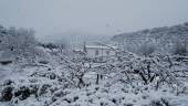 ESPECTÁCULO. La nevada fue muy intensa en áreas próximas a la sierra, como el conocido paraje valdepeñero de Chircales. (Juan Antono Cabrera) 