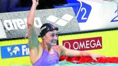 REFERENTE. Mireia Belmonte ha conseguido cuatro medallas, un oro, dos platas y un broce en las Olimpiadas.