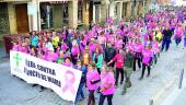 ENFERMEDAD. Participantes en la Marcha Solidaria Contra el Cáncer de Mama.