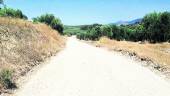 RURAL. Estado en el que ha quedado el camino tras las actuaciones municipales.