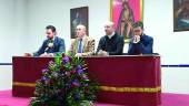 REVELACIÓN. Martos, García, Moreno y Caballero, durante el acto de presentación.