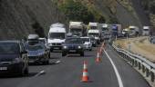 Retenciones en un tramo jiennense de la A-44 sentido Granada.